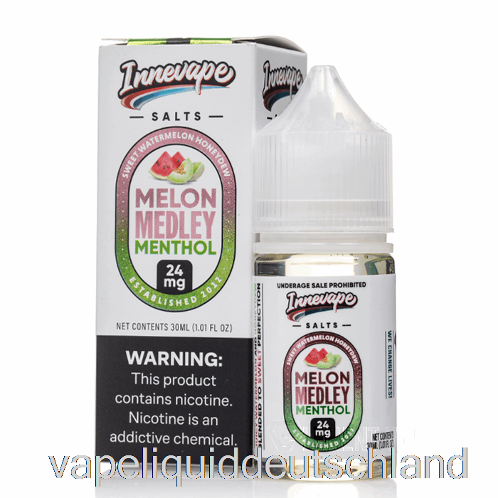 Melonen-Medley-Mentholsalze - Innevape E-Liquids - 30 Ml 50 Mg Vape Deutschland
